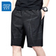 Jeanswest Sommer Ice Silk Shorts Herren 2025 Neue Style Casual Sports Loose Crop Hosen Schnelle trockene Strandhose Großgröße Herrenkleidung B4-31-7022 Solid Color xl