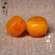 Olevo natural Russian material old beeswax single beads with loose beads single bucket beads bracelet diy men's accessories top beads separated beads old beeswax pier 22*16mm single