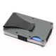 
2025 spot cross-border aluminum alloy card clip RFID anti-theft brushing metal card bag metal card cover ultra-thin men's wallet black