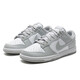 
Nike (Nike) men's shoes official DUNK LOW sports shoes retro rubber sole low top lightweight casual shoes DD1391-103/white/fog gray 39