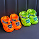 Sandalias para niños Babudou Nuevas zapatos de dibujo de verano Baotou Baotou Baby Anti-Slip Sobre Sandalias pequeñas Sandalias Amarillo 18 Longitud interna aproximadamente 12 cm