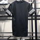 阿迪达斯 （adidas）三叶草短袖T恤男士夏季运动服经典百搭舒适透气休闲圆领半袖 FM3897黑色 S