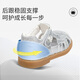 Dr. Jiang Summer Girl Prinzessin Baotou Sandalen lässige Kleinkinder Baby Klettmutter Kinder Sandalen Silber 22 Fuß Länge ca.