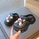 
HUALIN FASHION Children's EVA Beach Sandals Cartoon Cute Baotou Cave Shoes 2025 Summer White 28 -29 (Children's Model)