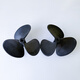 Jie Yintong nest boat propeller, remote control boat four-leaf forward and reverse oar, nest boat, net boat modification, ship model, snail, 6 cm, 4-leaf forward and reverse oar, one pair of holes, 4 mm, official standard configuration