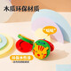 Cvoston Wooden Speaker Board Orff Early Education Music Toys Children's Percussion Instrument Hand Clapper Baby Baby Dada Round Dance Board Teaching Aids [2 packs] Random