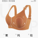 
Song Vanchey's big breasts show small underwear for women with breasts that are not sagging and upholding, no steel rings, summer thin soft support for women's bra, light military green + black XL [38/85BCD]