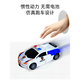 儿童玩具车男孩一键变形玩具车碰撞小汽车机器人惯性撞击警车赛车 布佳敌【红+蓝+黄+橘】 4只装