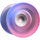 Yo-yu H01 Genting CNC PC Wettbewerbsfähige Yo-Yo Ghost Hand Blue Pink Gradient-Weiß-Zentrum Volltransparent-Pink Center