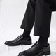 Fat Donglai Herrenschuhe Lederschuhe Britische Business Neue formelle tragen lässige Kuhleder -Leder -Lederhöhe Verbesserung Herrenhochzeitsbräutigam 20 Schwarz 9928 38