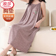 Langsha (Langsha) Pure Desire Sling Modal Night Dress Damen-Pyjama-Frauenfrüchte und Herbst 2025 mit abnehmbarer Frühling und Herbst 11301-Sweet Powder XL 120-140jin [Jin gleich 0,5 kg]