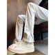 Meiyao White Slim Jeans Herbst und Winter American Vibe Style Hosen hübsches Reißverschluss, die Zahnräder hochgeschnitten und leicht ausgestattet gerade Hosen schwarz (K841) 3xL empfohlen 155-165jin [Jin gleich 0,5 kg]