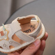 Jingqi (JOYNCLEON) baby sandals and shoes for 1 to 3 years old summer new baby girls shoes soft sole non-slip breathable indoor shoes beige 13.5 cm inside length