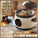 Electric stew pot steamer electric cooking pot stew pot casserole stew and steam all-in-one food supplement pot stew soup cup electric stew pot electric casserole soup pot stew water-proof porridge multi-function 1.8L purple sand scheduled appointment 1-2 people