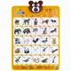 
Kangleguaibaby early education audio poster for babies enlightenment children's understanding of animals, fruits, cognition of animals, wall stickers, toys, three-character classics