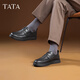 TATA soft-soled business casual leather shoes black VVK01CM4 black 41