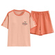 莫代尔2025新款睡衣女夏季纯棉套头短袖短裤可外穿家居服套装 Z9854 M [建议80-100斤穿]