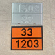 
Dangerous goods rectangular signboard 2025 New National Standard Road Transportation Dangerous Goods Oil Tank Truck Signboard Diamond 90/3291 Waste