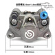 
[1098 people collect] Brembo third generation to two piston small crab caliper caliper 9 E/N/M modified 3rd generation black and red crab (original box)