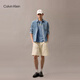 
Calvin KleinJeans 25 spring and summer new men's casual trend ck letter printing pure color pure cotton short-sleeved T-shirt 4RB854G CFF-Star Blue S