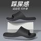 Anshangfen Foot Arch Support Slippers for Men in Summer Uping 2025 Nouvelle maison intérieure EVA Sandales de salle de bain anti-odor non glissée EVA Black Grey 40-41 Convient pour 41-42 (longueur intérieure 260 mm)