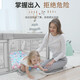 纽备丽提爬爬垫婴儿围栏地上儿童带爬行垫护栏宝宝客厅游戏家用室内乐园 鲸鱼灰【1.8*2m】送大礼包（防撞升级）