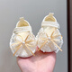 Chaussures de chaussettes pour bébé pour les filles, semelles souples, chaussures pour tout-petits de style princesse pour 0 à 3 mois pour éviter la perte du printemps et de l'automne 6 à 12 mois Huang Xingchen (chaussures Meteor) 11 s longueur intérieure 11cm recommandée à 0-5 mois