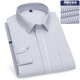 
GY Yager pure cotton plaid shirt men's long-sleeved free ironing 2025 Spring and Autumn Business Casual Men's Plaid Cotton Shirt 6626 38