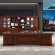 Concubine 2025 Nouveau boss de luxe Boss Office Bureau Chaise Chaise de bureau simple Modern Leader Office Manager Branche Tableau 826 # Modèle suprême 1,6m Table + Double Cabinet auxiliaire