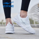 Hongxing Erke Running Shoes Zapatos 2025 Nuevo verano Mesh Sports Sports Shops Middle School Middle School Sobre Soft White Casual Shoes Erkebai (Mesh Four Seasons) 3291 40