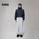 Rains short jacket men and women windproof hooded water-repellent jacket Lohja Short Jacket/15780 Navy Blue XS 160/84A (large size)