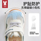 
Moertu Children's Shoes 2025 Four Seasons New Soft Sole Sole Toddler Shoes Boy Girls Kindergarten Indoor Mesh Breathable Anti-Kicking Shoes