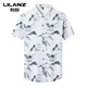 Lilang summer new product men's short-sleeved shirt business casual thin fashion Polo shirt boy middle-aged and young breathable top 9866 2XL 54