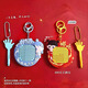 Ignb NEZHA MAGNETINE Steel Ball Drawing Board Toys for Children, Men and Women Schoolbags, les pendentifs de porte-clés, les cadeaux de boule de labyrinthe [deux paquets] Kulomi + Melody