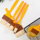Sanneng BBQ Brush Food Grade Non-shedding Wool Brush Baking Wooden Handle Wool Brush Soft Bristle Brush Baking Mooncake Egg Liquid Brush SN41274 (Small Size) (2 Packs) 30% Customer Choice