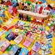 Mini Convenience Store Simulierte Lebensmittel mini-reduzierte Produkte simulierte Supermarkt-Lebensmittelspielzeug Spielen kleiner Modell Instant Nudeln 30 Teile ohne Wiederholung + Aufkleber