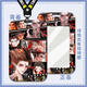 Lotus CP niedliche Nezha AO Bing Card Set Mahlzeitenkarte Wasserkarte Student Campus Karten Schulkarten U-Bahn-Zertifikat Schutz Hülle Nezha Kartenabdeckung-M1143 Kartenabdeckung + Weißes Armband
