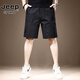 Jeep Spirit Retro American Work Shorts Herren dünne lockere, geradlinig sitzende Trends Mehrfach-Pocket-vielseitige funktionale Sport-5-Punkte-Hosen 983-Khaki XL [Vorgeschlagen 125-140jin [Jin entspricht 0,5 kg]]