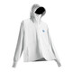 Teek Youth Hooded Sonnenschutzkleidung Herren-Schnelltrocknen atmungsaktive Jacke 2025 Sommer Outdoor Mountaineering Sonnenschutzkleidung FB1396 Grey Apricot L.