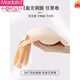 Modal mother underwear for women without marks and no steel rings gathered together middle-aged and elderly women with breasts and large breasts to show small bras. Milk skin [nude spray vest style] Main picture L [Suggested 95-115Jin [Jin equals 0.5 kg] 36/80]