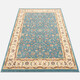 LUODABAN TURKISH PERSIAN STYLE Wohnzimmer Teppich Wohnzimmer amerikanischer Land für europäische Stile European Style Matte Neoklassische Schlafzimmerbett 3888 Blau Grün 200 cm*290 cm _Die Flusen ist sehr dicht und wiegt ungefähr _42_Jin [Jin ist gleich 0,5 kg.