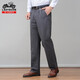 Ace Fashion International Classic CHACE PAPA PAPER PATOS para hombres en otoño e invierno, además del terciopelo, los pantalones casuales heterosexuales en la cintura alta holgada para hombres 9855-2 khaki más el terciopelo 10xl 29100-115Jin [Jin equivale a 0.5 kg]