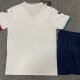 
Carlmei Customized Short Sleeve Sports Competition Training Print Football Set Men's and Women's Jerseys Adult Children's Team Uniform 1048 White XL
