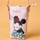 Disney Mobiltelefontasche Frauen Crossbody Neue vielseitige Münzbrieftasche High-End-Nischen-Geburtstagsgeschenk für Kindertag Girls Geschenk