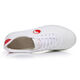 
White shoes, beef tendon sole, men and women canvas casual shoes, practice training shoes, breathable, non-slip, wear-resistant morning exercise shoes, sports shoes, Tai Chi [white], single layer 41 (255mm)