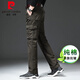 Pier Cardin American cotton work pants men's casual pants summer thin loose straight outdoor multi-pocket casual long pants gray 9922 thin 32