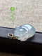Youshu Myanmar A goods ice seeding glue ice floating green twelve zodiac pig 18K gold pendant necklace jade belt certificate