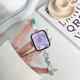 星月贝母星光银色华为897金属链s10苹果applewatch10代小米89Pro 玫星月 iWatch 7/8/9代【41mm】