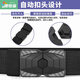 La nouvelle ceinture tressée élastique haute élastique améliorée de Ximuyao peut être coupée et bouclée à la même ceinture tactique que les hommes et les femmes 6187-noir 150 cm
