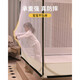 Yalu Class A Anti-fall Mosquito Net 1.2x2m Baby and Child Home Bedroom Mosquito Net Frame Large Bed 1.5U Type Thickened Bracket Three-Door Model - Light Year Blue Class A Net Yarn 1.8m Bed (Width 180*Length 200cm*Height 170cm)
